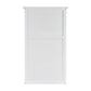 Classic White Single Bay Hutch Unit By Homeroots | Bookcases | Modishstore - 9
