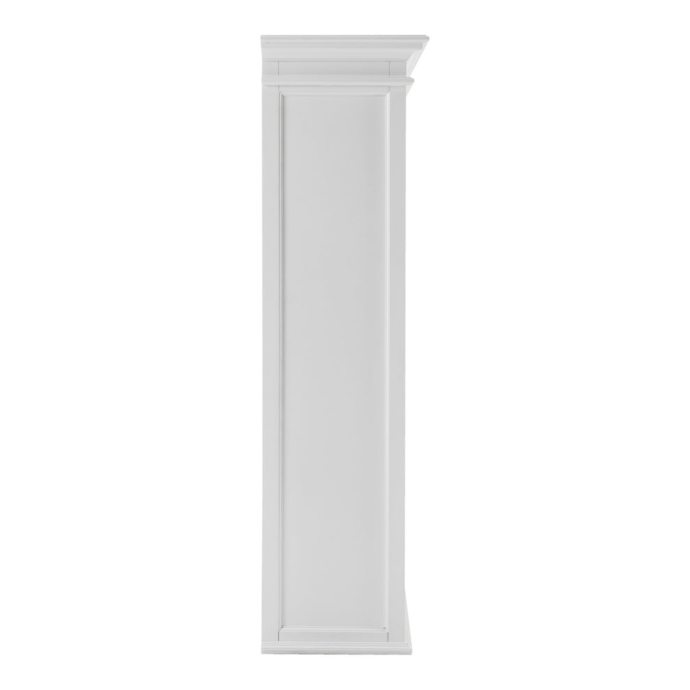 Classic White Double Bay Hutch Unit By Homeroots | Bookcases | Modishstore - 8
