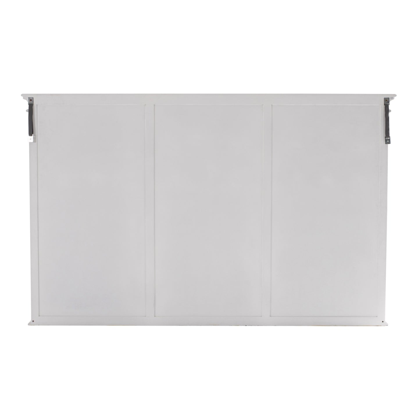 Classic White Triple-Bay Hutch Unit By Homeroots | Bookcases | Modishstore - 8