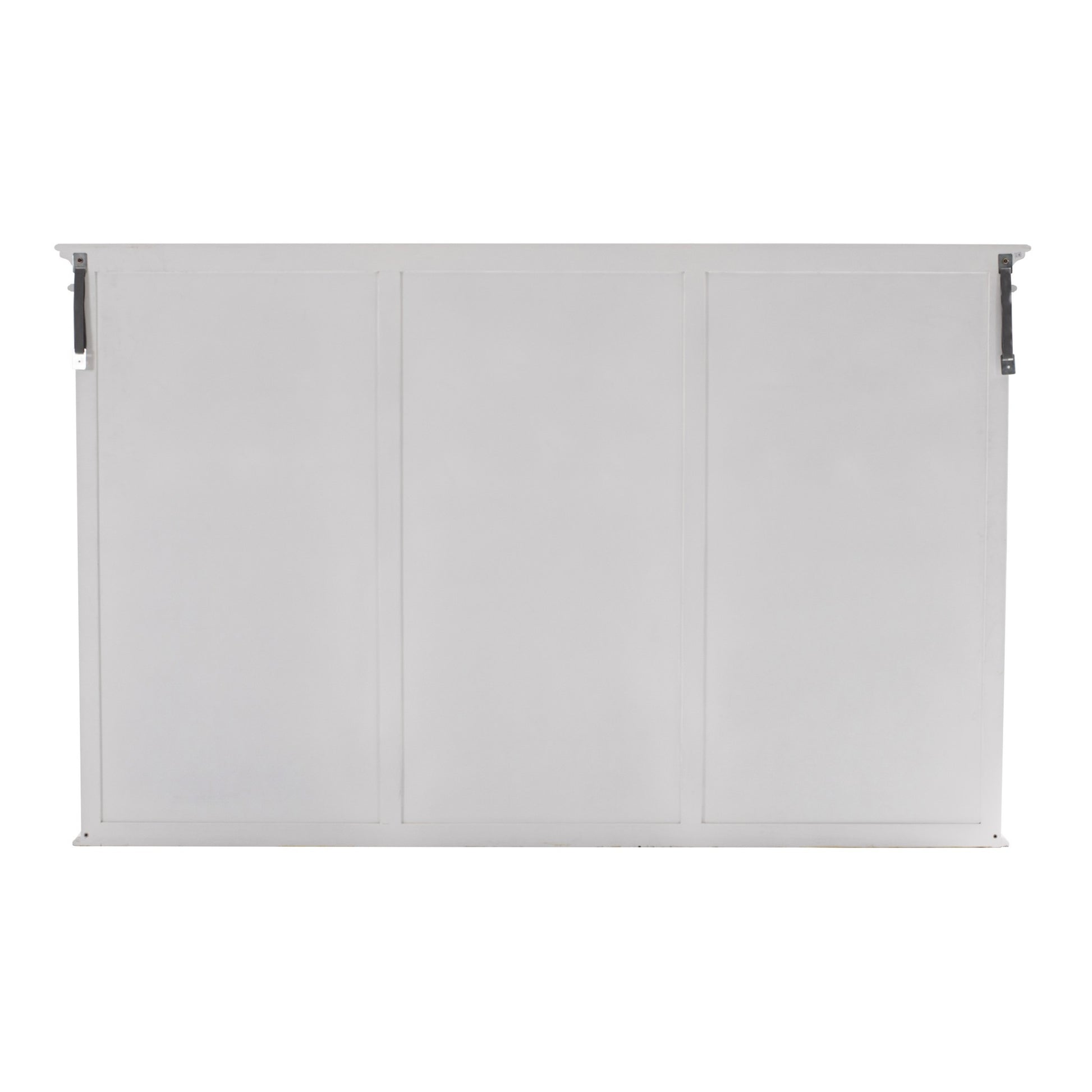 Classic White Triple-Bay Hutch Unit By Homeroots | Bookcases | Modishstore - 8