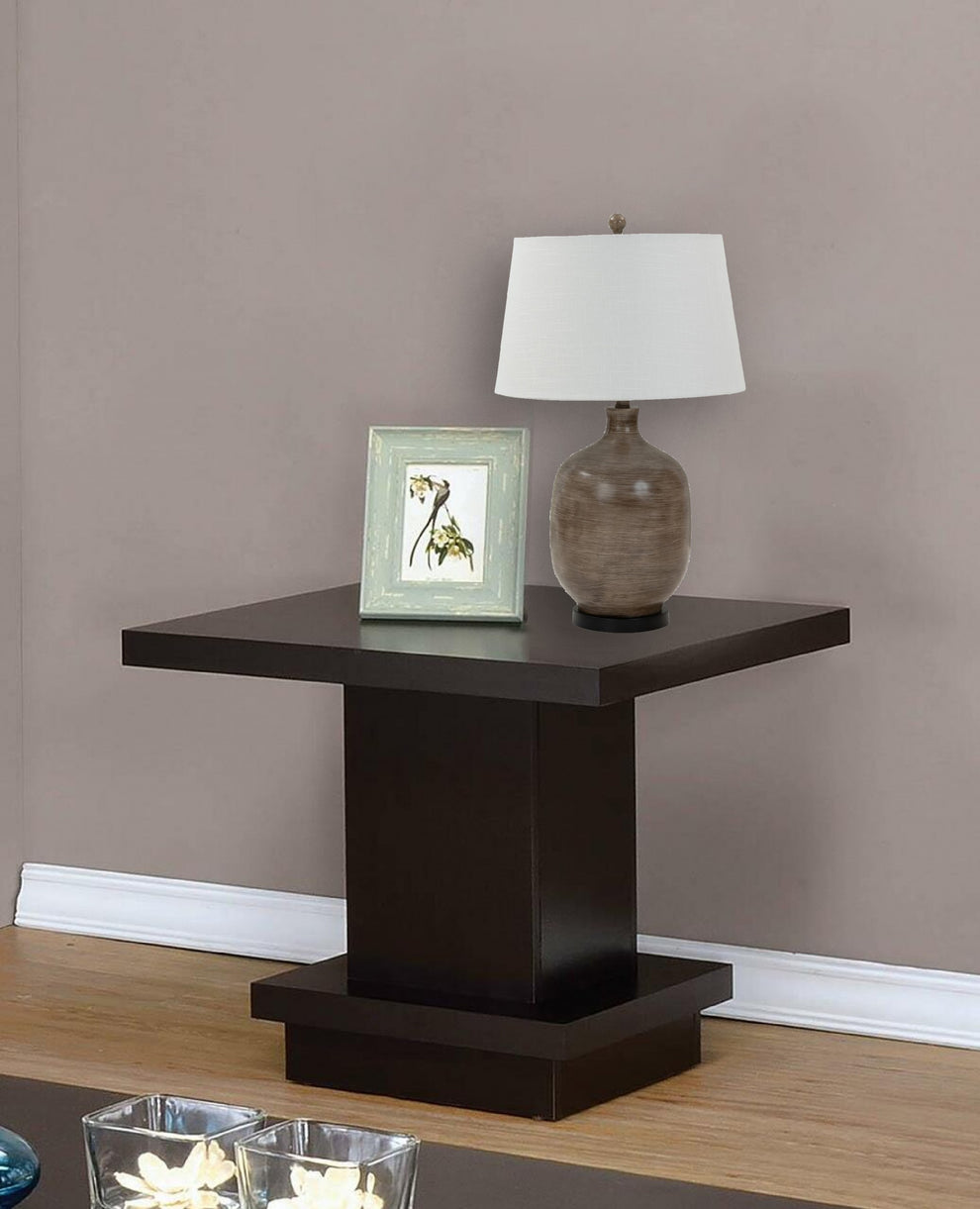 Set of 2 Brown Transitional Table Lamps By Homeroots | Table Lamps | Modishstore - 5