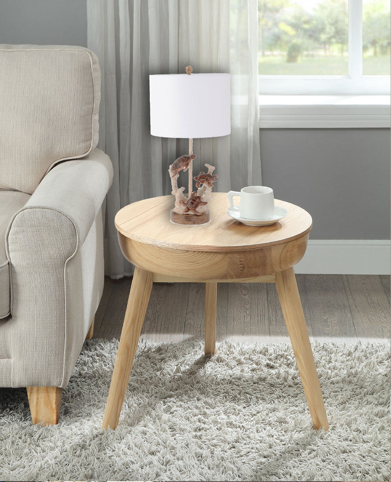 Set of 2 Brown Turtle Reef Table Lamps By Homeroots | Table Lamps | Modishstore