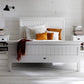 Classic White Panel Queen Size Bed By Homeroots | Beds | Modishstore - 9