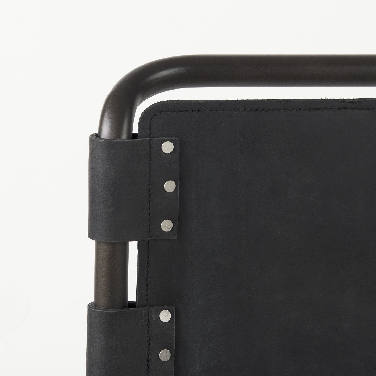 Set Of 2 Black Leather Dining Or Side Chairs By Homeroots | Dining Chairs | Modishstore - 7