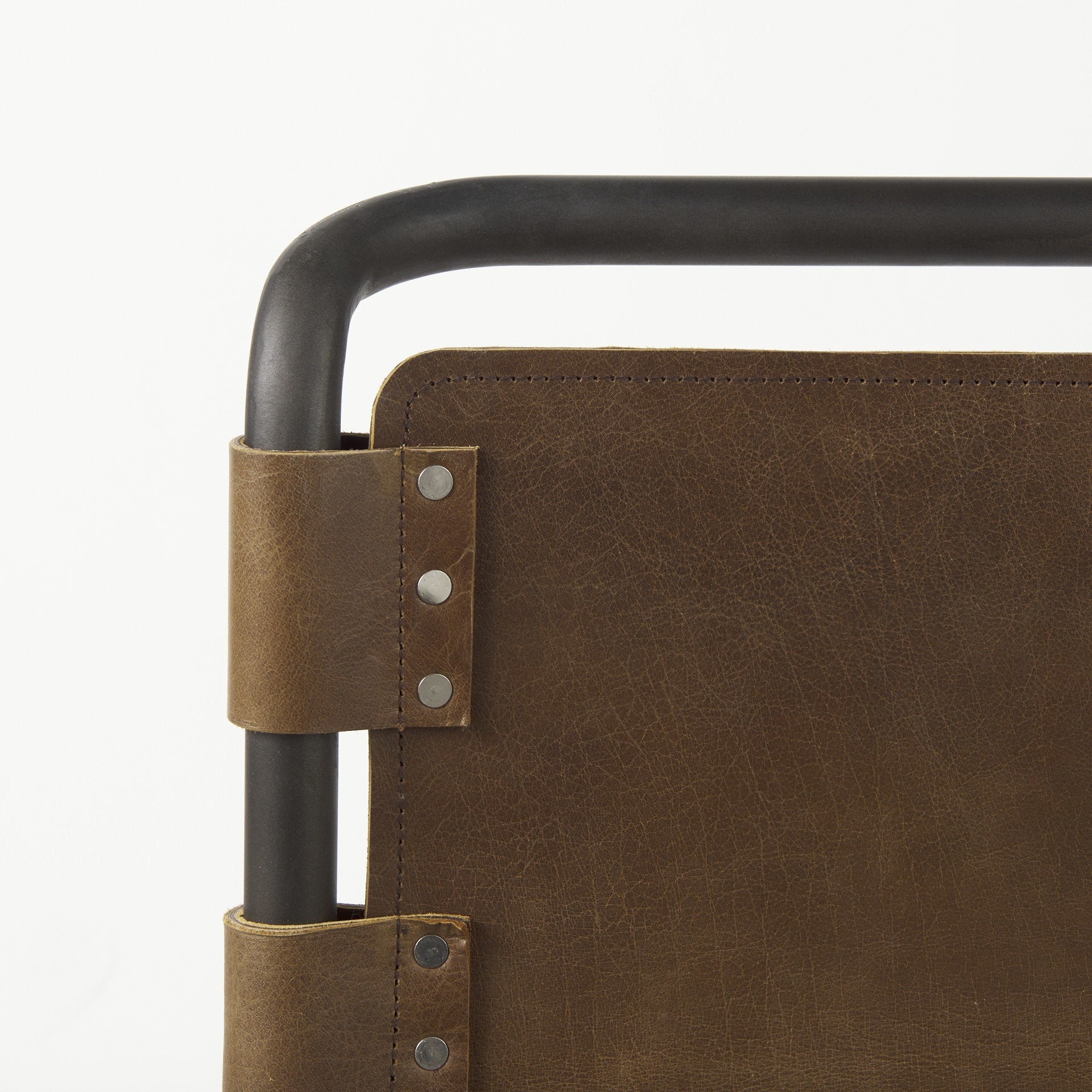 Set Of 2 Light Brown Leather Dining Or Side Chairs By Homeroots | Dining Chairs | Modishstore - 7