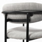 Set Of 2 Black And Heathered Gray Dining Chairs By Homeroots | Dining Chairs | Modishstore - 9