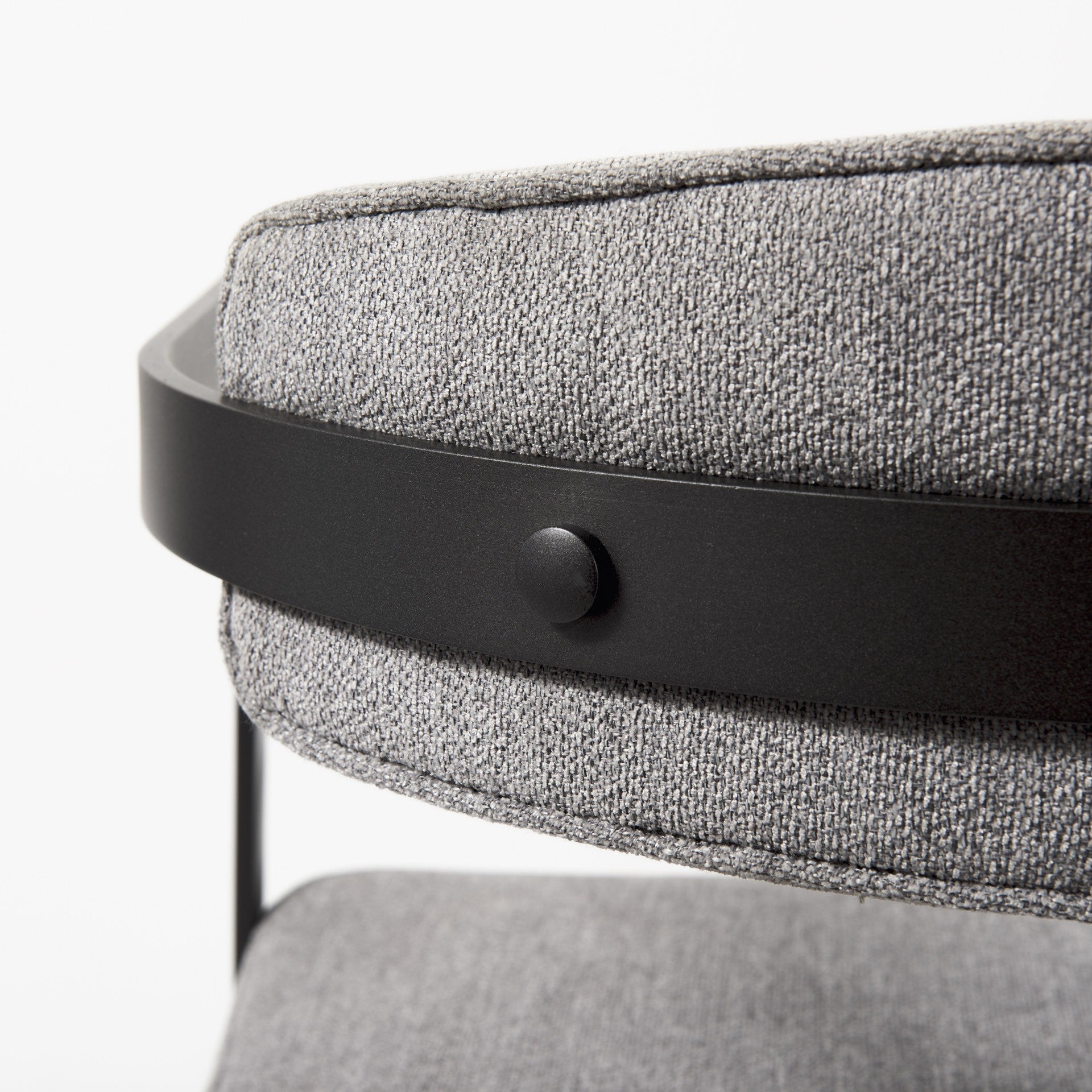 Curvy Gold And White Upholstered Dining Armchair By Homeroots | Dining Chairs | Modishstore - 18