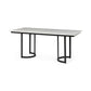 Modern Marble And Metal Dining Table By Homeroots | Dining Tables | Modishstore