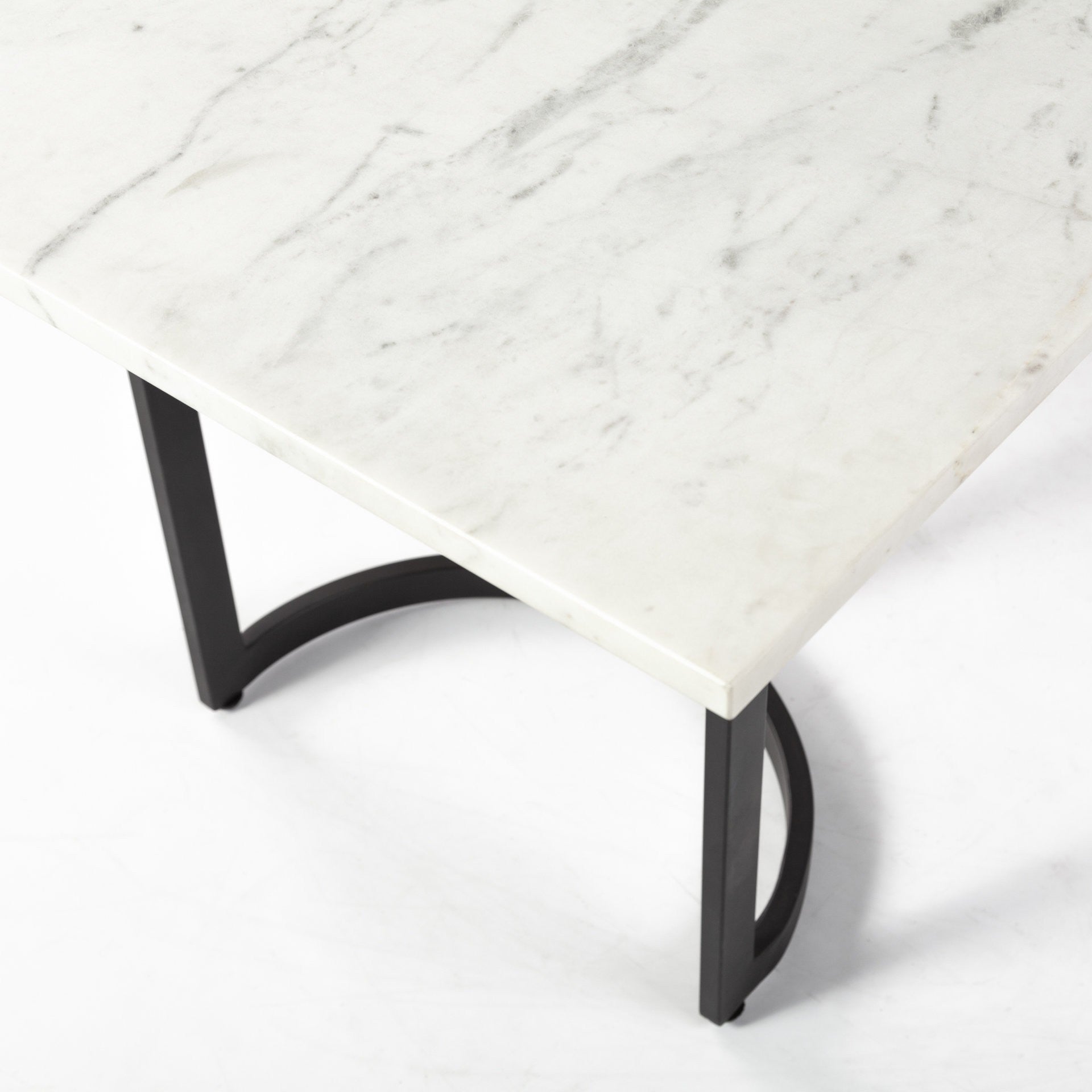 Modern Marble And Metal Dining Table By Homeroots | Dining Tables | Modishstore - 6