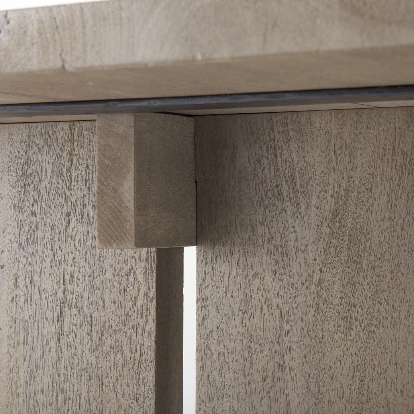 Light Brown Modern Rustic Wooden Dining Table By Homeroots | Dining Tables | Modishstore - 6