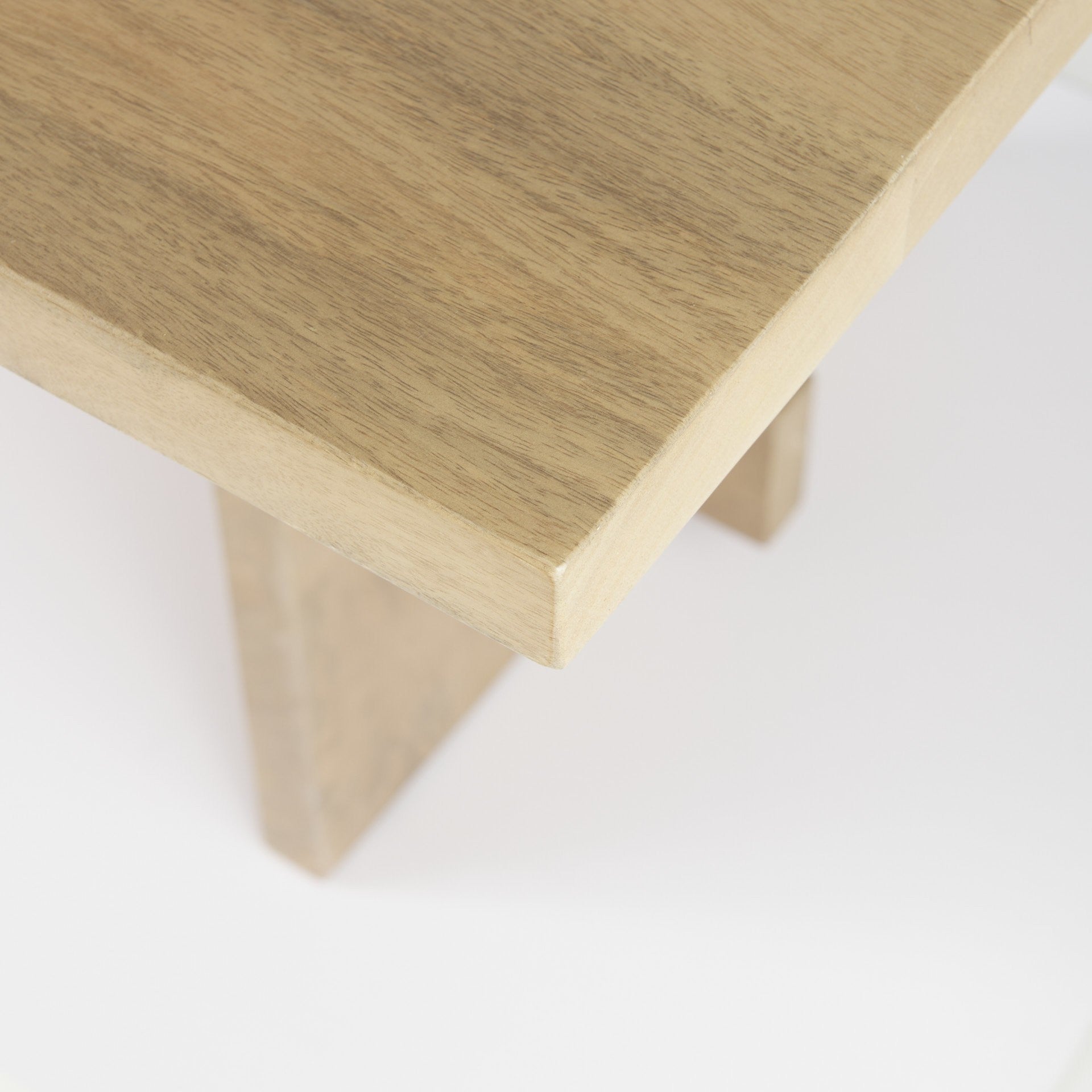 Light Natural Modern Rustic Wooden Dining Table By Homeroots | Dining Tables | Modishstore - 5