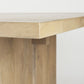 Light Natural Modern Rustic Wooden Dining Table By Homeroots | Dining Tables | Modishstore - 6