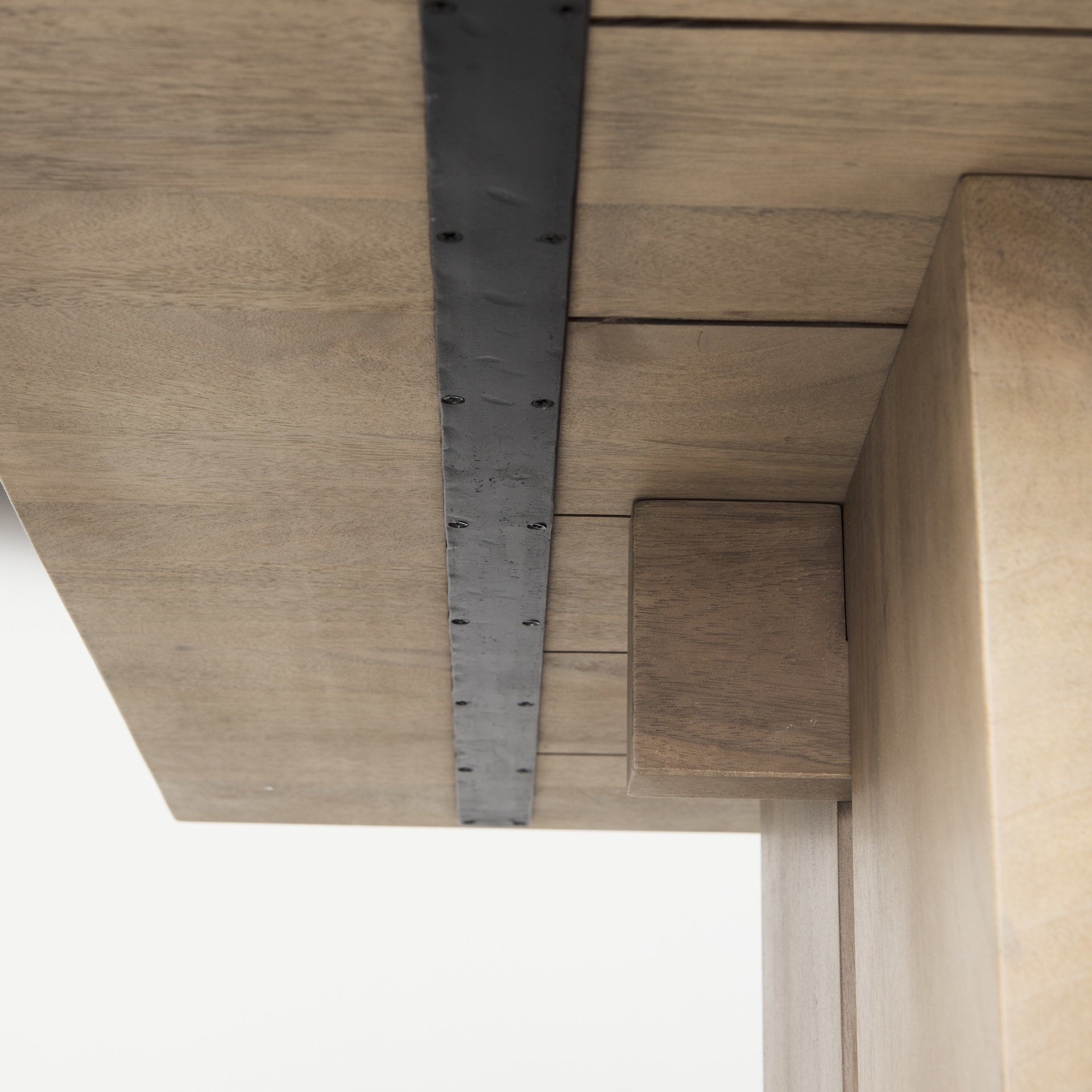 Light Natural Modern Rustic Wooden Dining Table By Homeroots | Dining Tables | Modishstore - 7