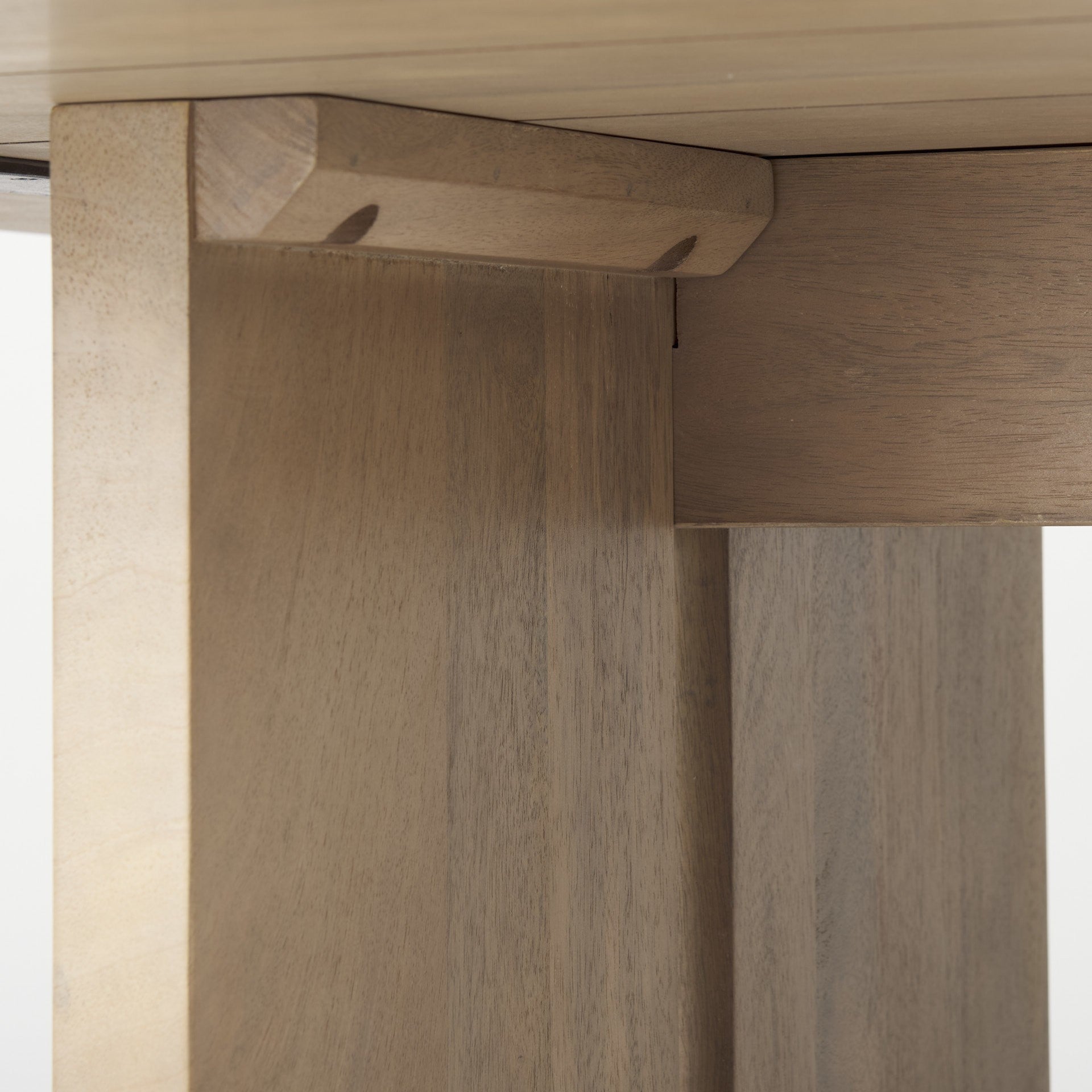 Light Natural Modern Rustic Wooden Dining Table By Homeroots | Dining Tables | Modishstore - 8