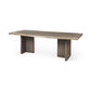 Rustic Live Edge Natural Wood Dining Table By Homeroots | Dining Tables | Modishstore
