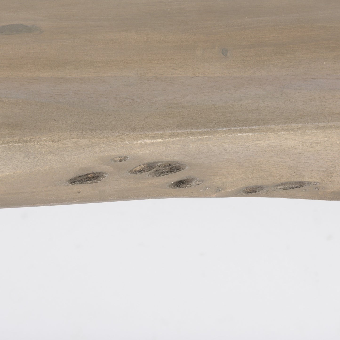 Rustic Live Edge Natural Wood Dining Table By Homeroots | Dining Tables | Modishstore - 5