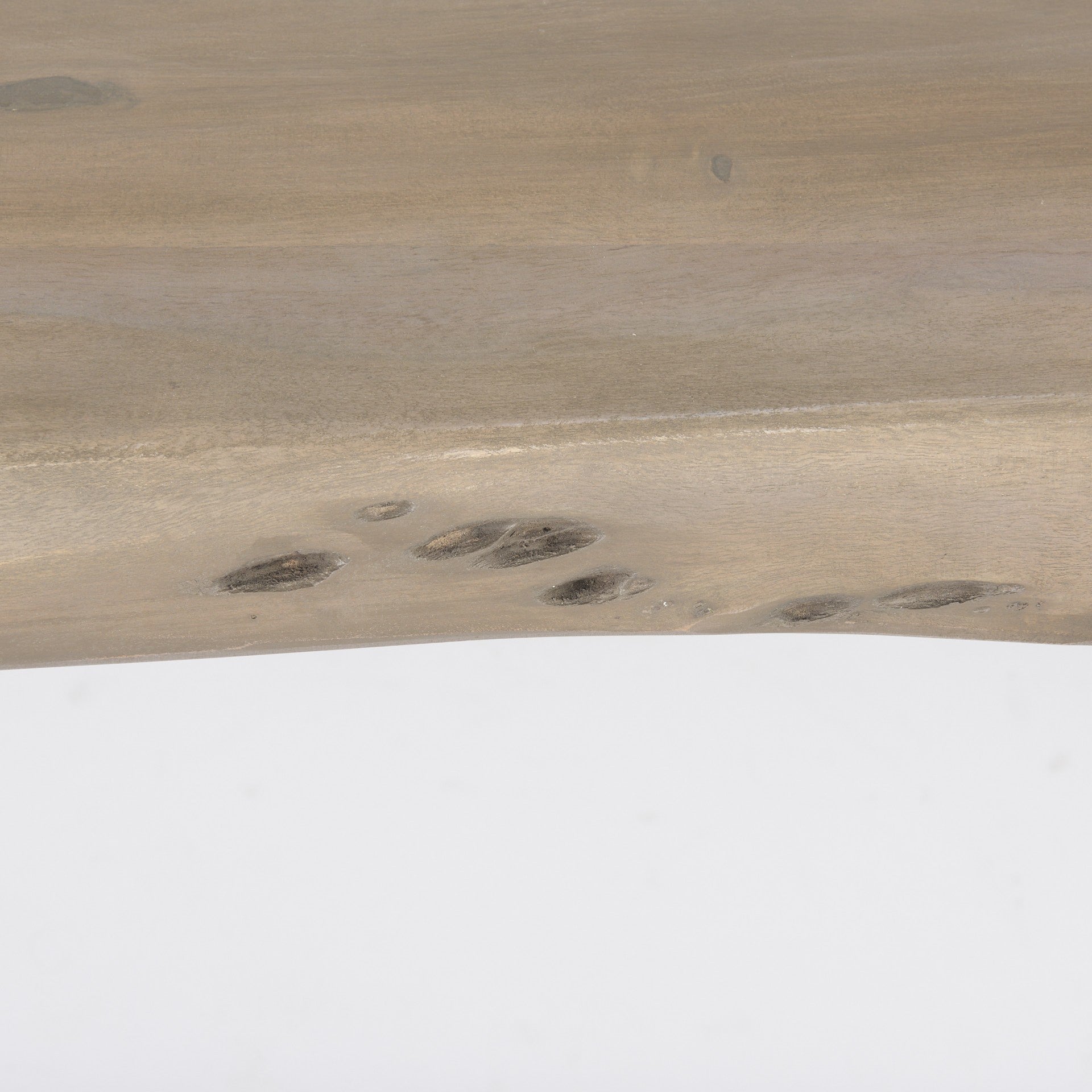 Rustic Live Edge Natural Wood Dining Table By Homeroots | Dining Tables | Modishstore - 5