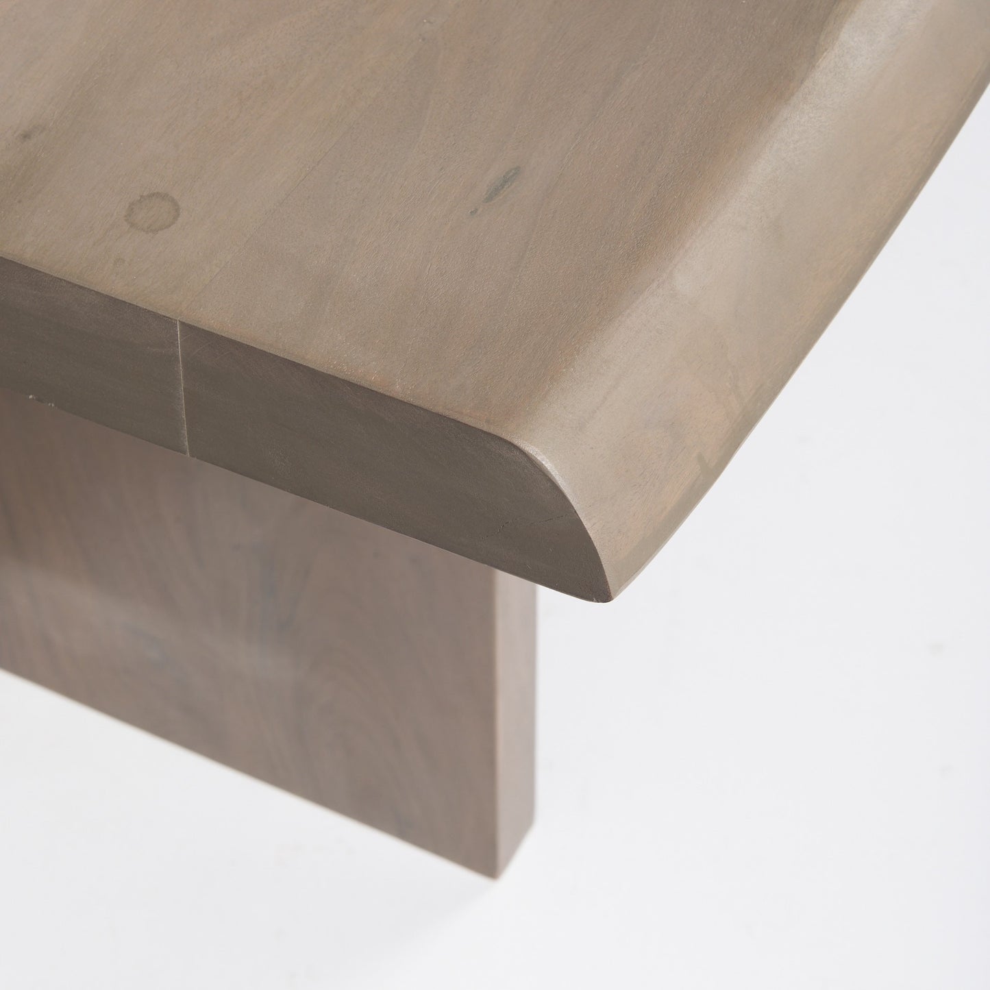 Rustic Live Edge Natural Wood Dining Table By Homeroots | Dining Tables | Modishstore - 6