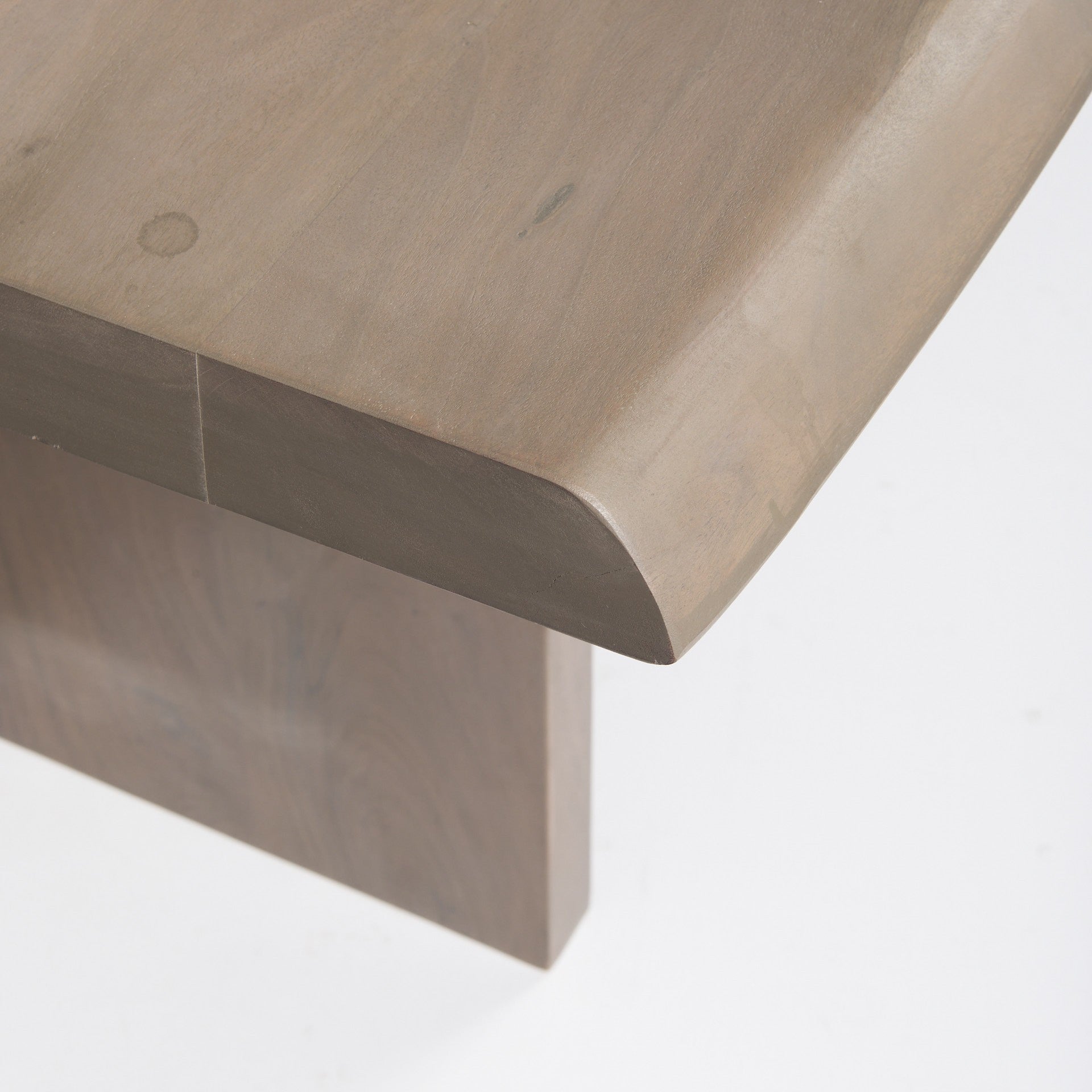 Rustic Live Edge Natural Wood Dining Table By Homeroots | Dining Tables | Modishstore - 6