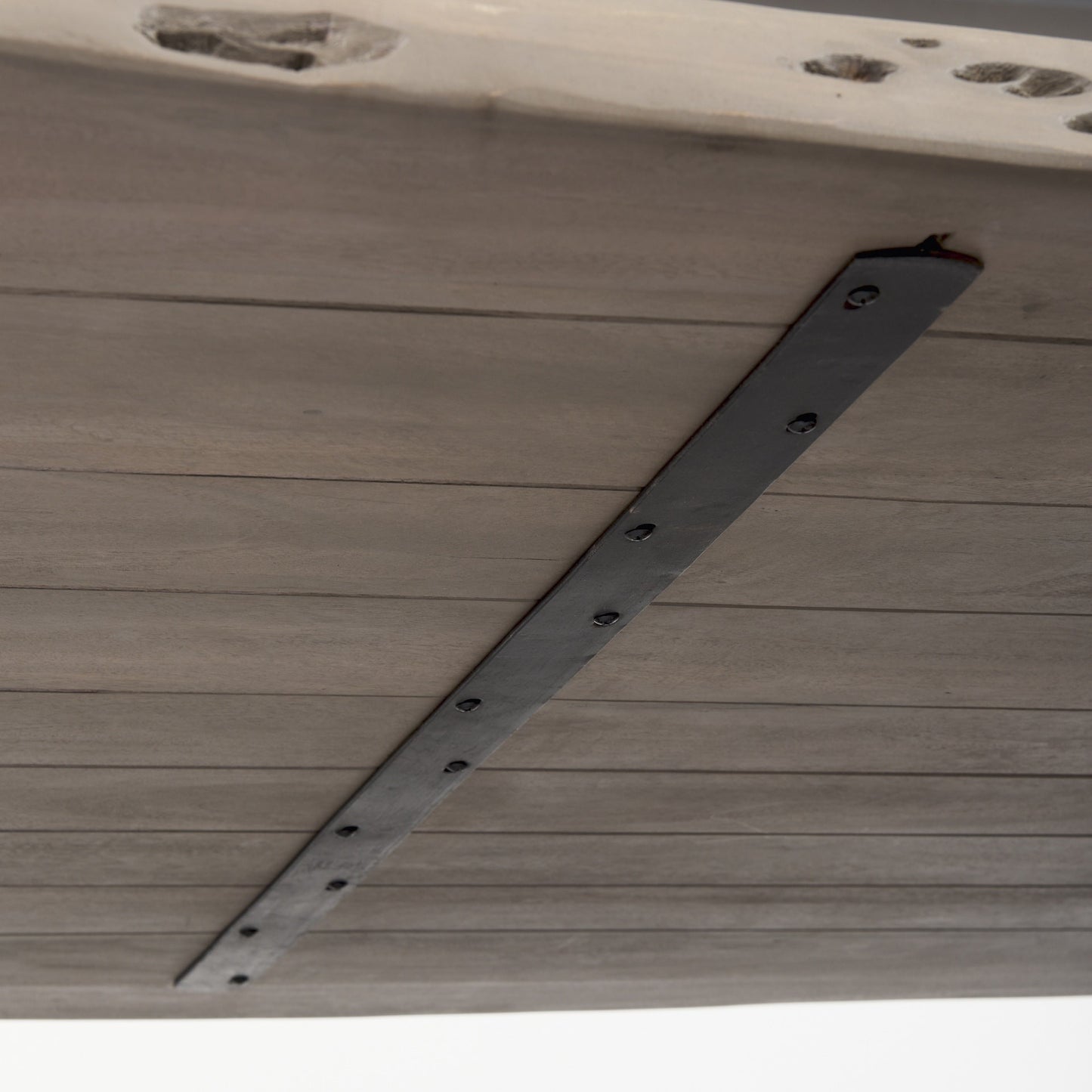 Rustic Live Edge Natural Wood Dining Table By Homeroots | Dining Tables | Modishstore - 8