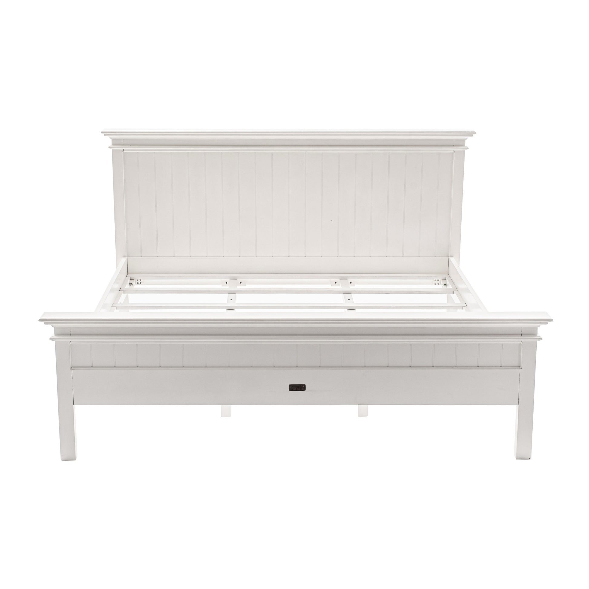 Classic White Panel King Size Bed By Homeroots | Beds | Modishstore