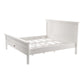 Classic White Panel King Size Bed By Homeroots | Beds | Modishstore - 2
