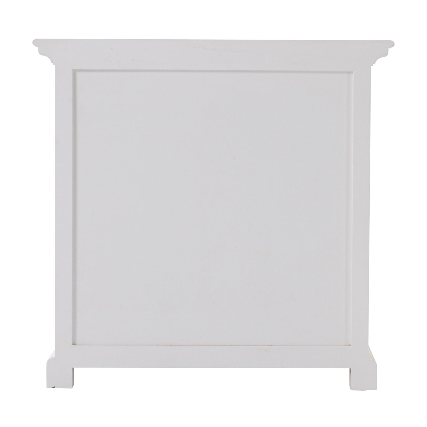 Classic White Large Three Drawer Nightstand By Homeroots | Nightstands | Modishstore - 6