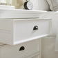 Classic White Large Three Drawer Nightstand By Homeroots | Nightstands | Modishstore - 8