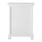 Classic White Nightstand With Shelves By Homeroots | Nightstands | Modishstore - 6
