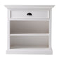 Classic White Large Nightstand With Shelves By Homeroots | Nightstands | Modishstore