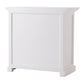 Classic White Large Nightstand With Shelves By Homeroots | Nightstands | Modishstore - 5