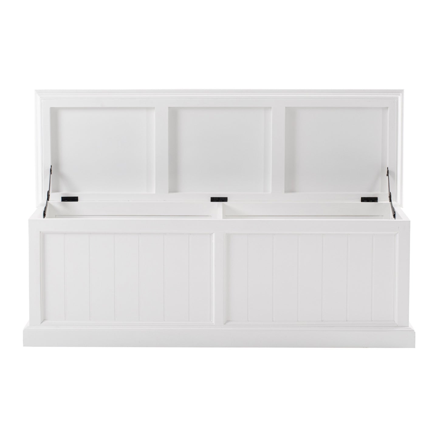 Classic White Paneled Storage Chest By Homeroots | Cabinets | Modishstore - 2