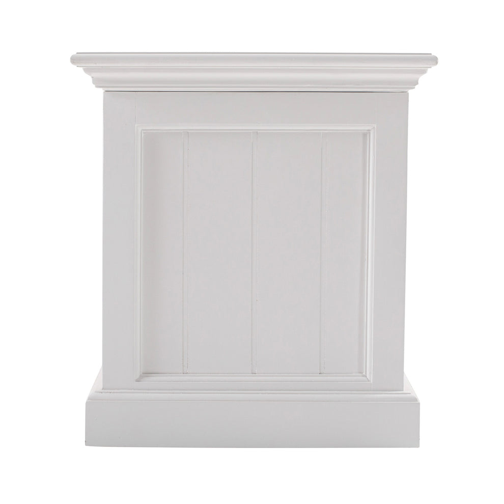 Classic White Paneled Storage Chest By Homeroots | Cabinets | Modishstore - 5