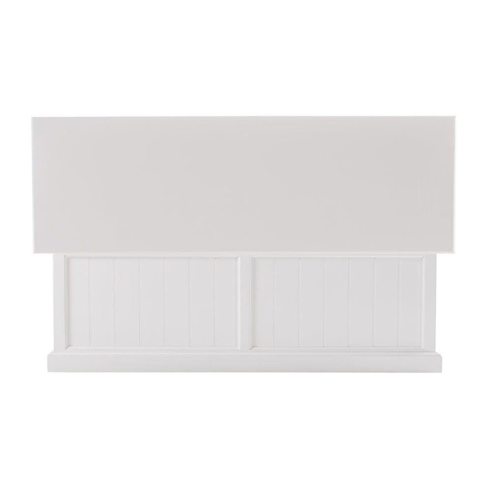 Classic White Paneled Storage Chest By Homeroots | Cabinets | Modishstore - 8