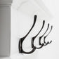 Classic White Four Hook Hanging Coat Rack By Homeroots | Coat Racks | Modishstore - 5