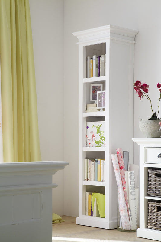 Classic White Bookshelf By Homeroots | Bookcases | Modishstore