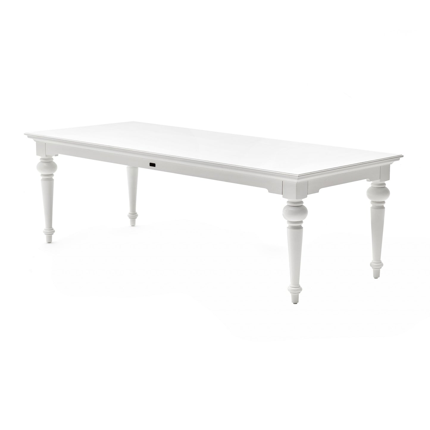 White Modern Farmhouse 94" Dining Table By Homeroots | Dining Tables | Modishstore - 4