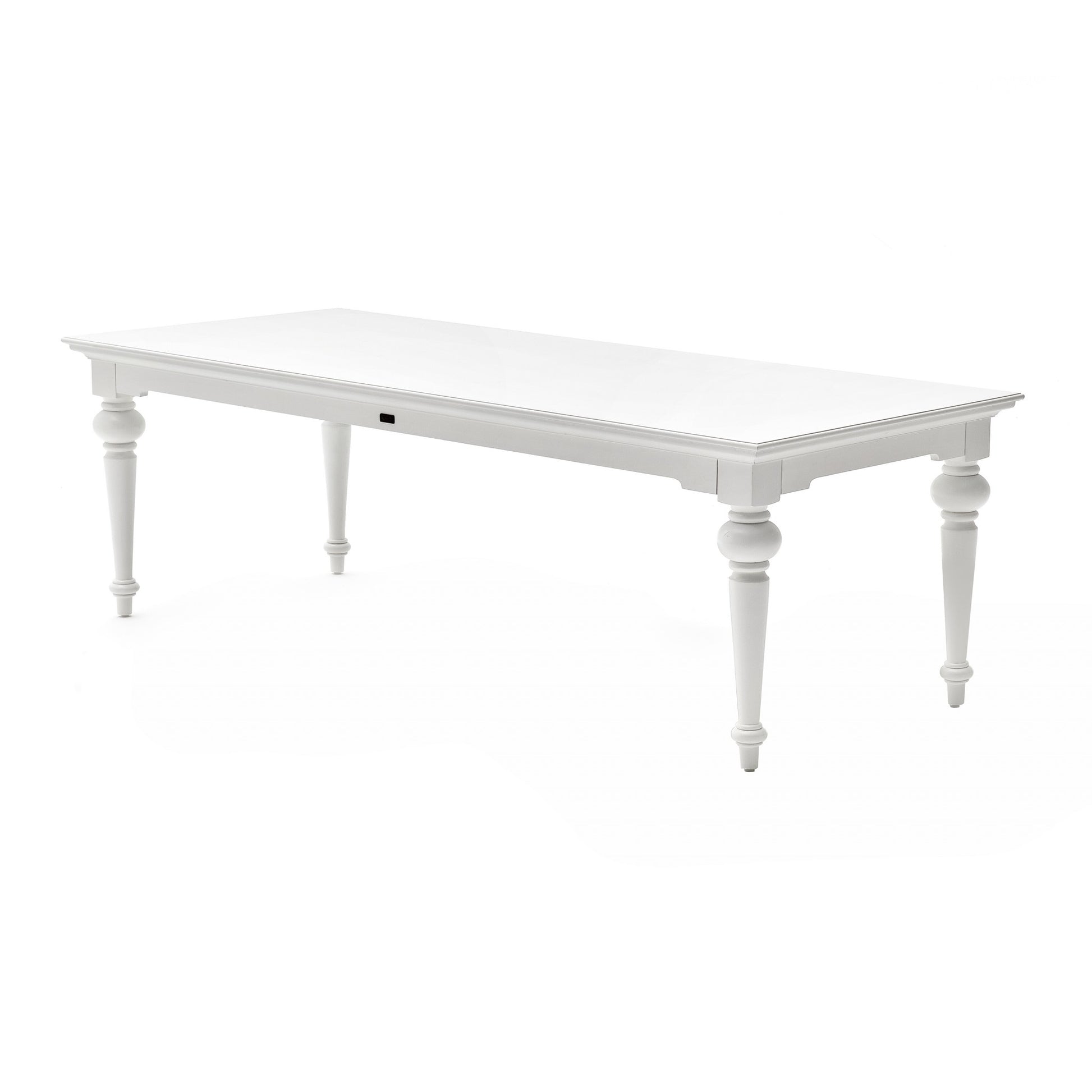 White Modern Farmhouse 94" Dining Table By Homeroots | Dining Tables | Modishstore - 4