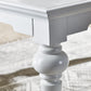 White Modern Farmhouse 94" Dining Table By Homeroots | Dining Tables | Modishstore - 6