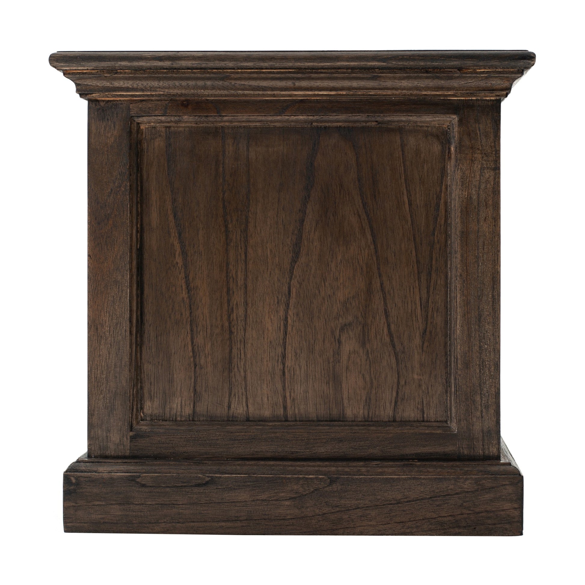 71" Black Wash Wood Entertainment Unit with Four Drawers By Homeroots | TV Stands | Modishstore - 7