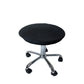 Black and Chrome Active Sitting Rolling Balance Desk Chair By Homeroots | Stools | Modishstore