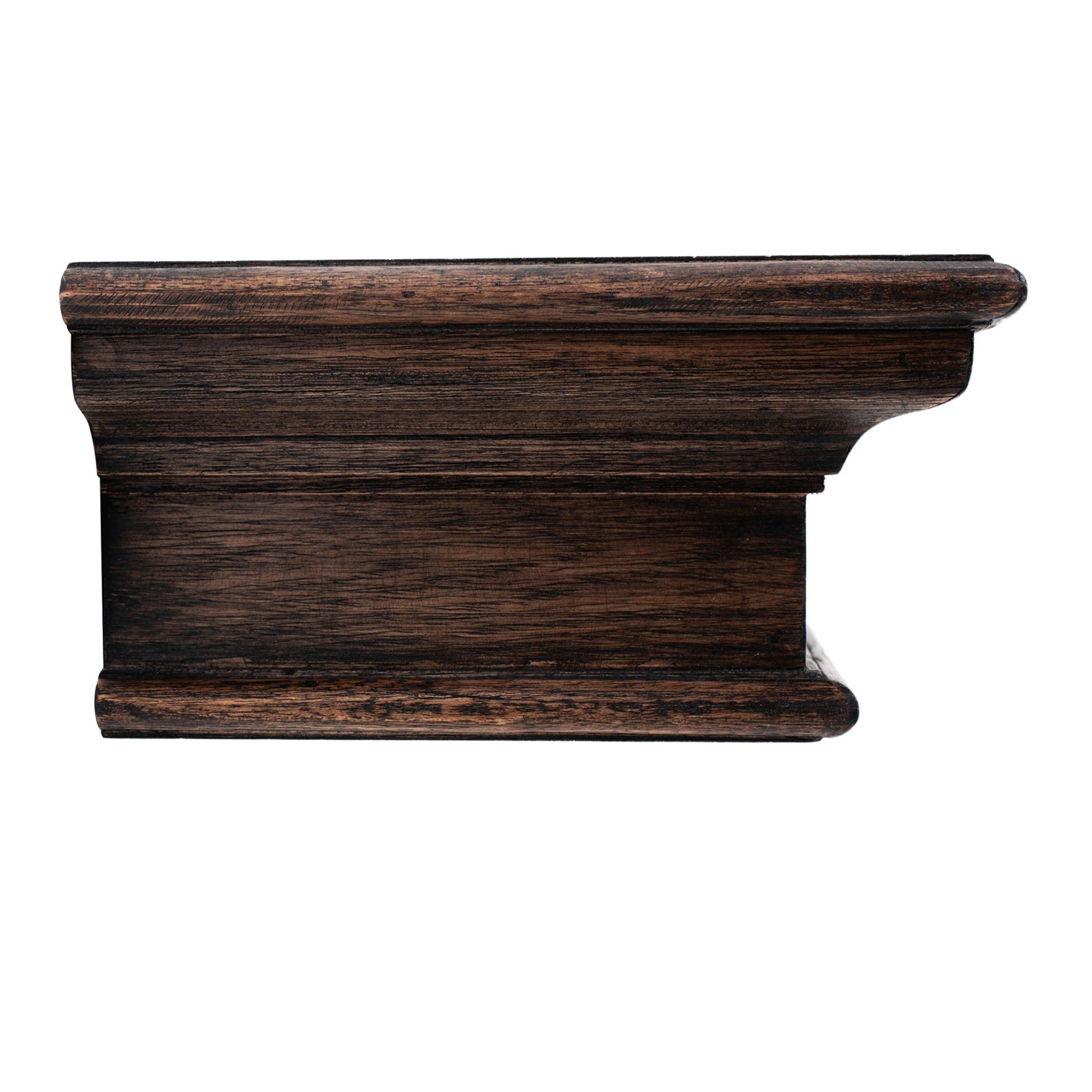 23" Black Wash Floating Wall Shelf By Homeroots | Shelves & Shelving Units | Modishstore - 3
