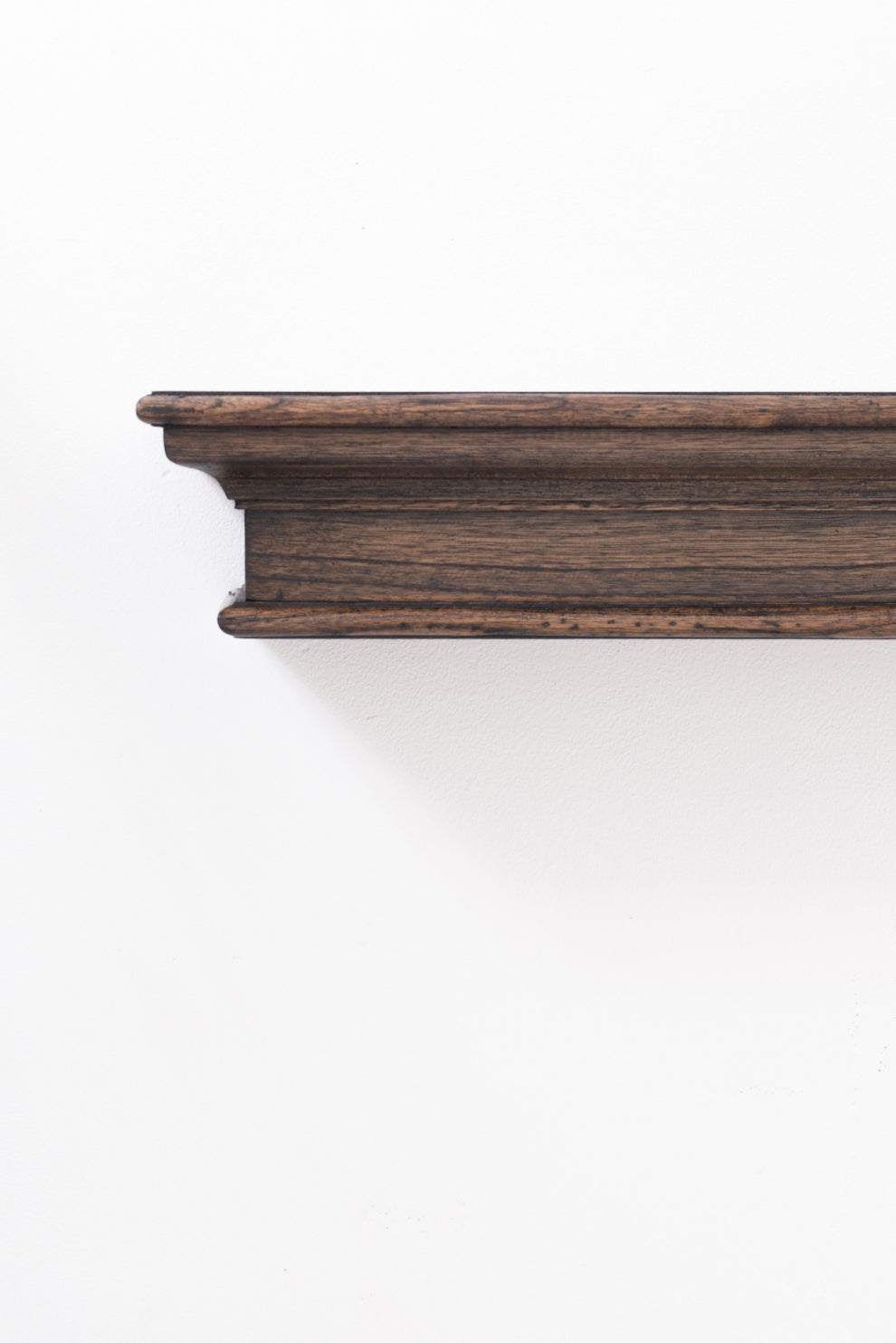 23" Black Wash Floating Wall Shelf By Homeroots | Shelves & Shelving Units | Modishstore - 5
