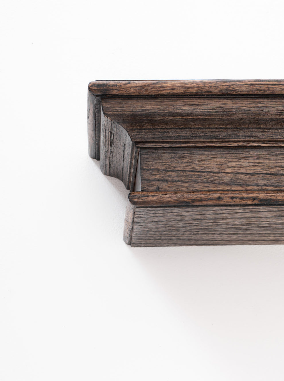 23" Black Wash Floating Wall Shelf By Homeroots | Shelves & Shelving Units | Modishstore - 7