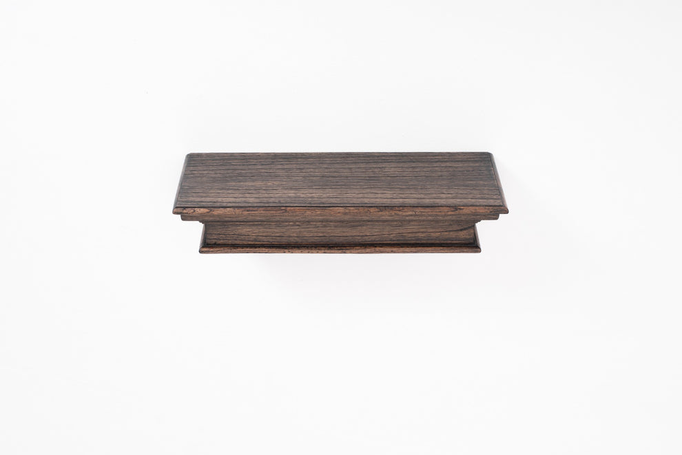 23" Black Wash Floating Wall Shelf By Homeroots | Shelves & Shelving Units | Modishstore - 8