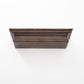 23" Black Wash Floating Wall Shelf By Homeroots | Shelves & Shelving Units | Modishstore - 9