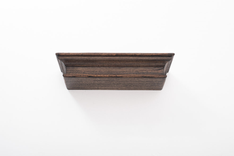 23" Black Wash Floating Wall Shelf By Homeroots | Shelves & Shelving Units | Modishstore - 9