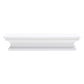 23" Classic White Floating Wall Shelf By Homeroots | Shelves & Shelving Units | Modishstore