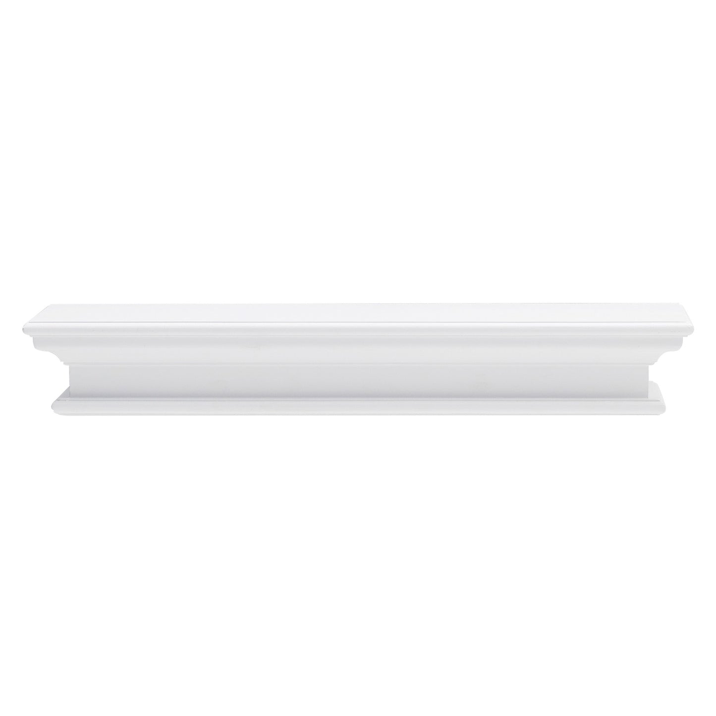 32" Classic White Floating Wall Shelf By Homeroots | Shelves & Shelving Units | Modishstore