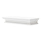 32" Classic White Floating Wall Shelf By Homeroots | Shelves & Shelving Units | Modishstore - 2